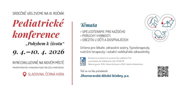 Pozvánka na&nbsp;konferenci 2026